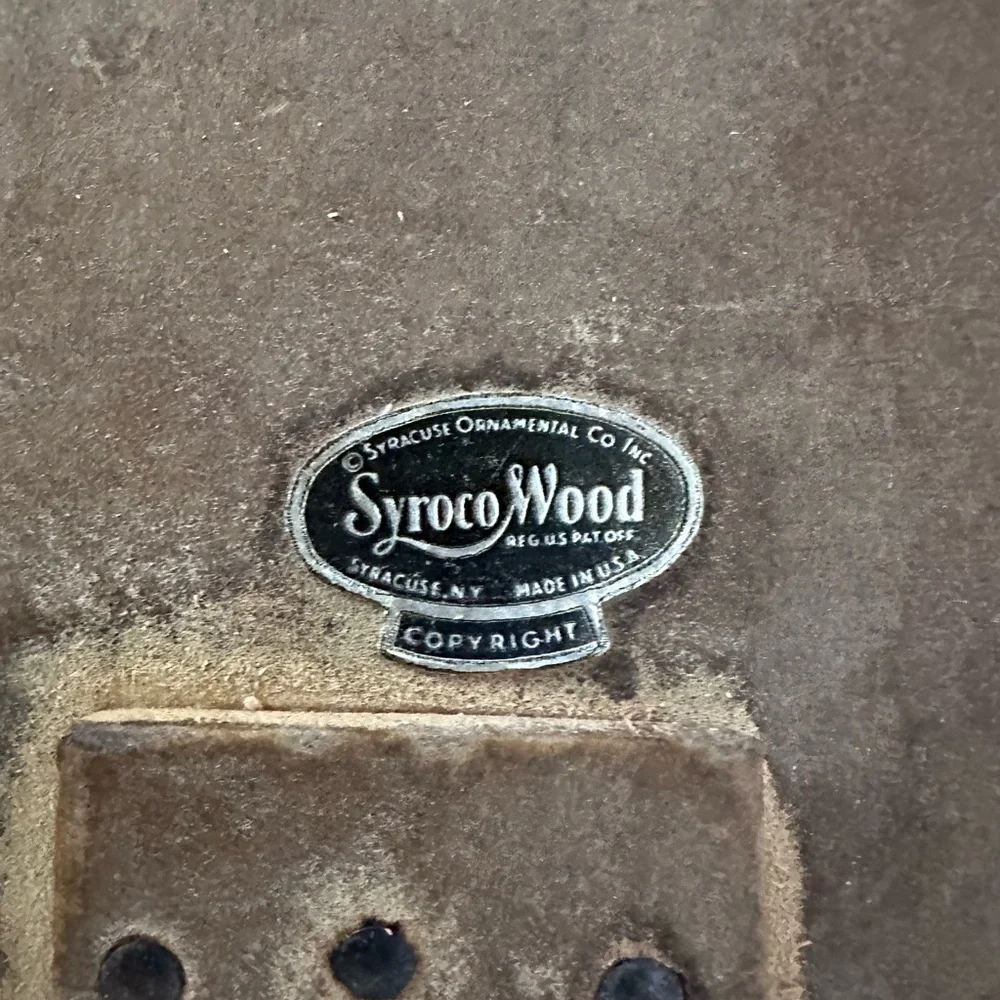 🌼 Vintage SyrocoWood Dogwood Floral Mirror – Syracuse Ornamental Co. USA
